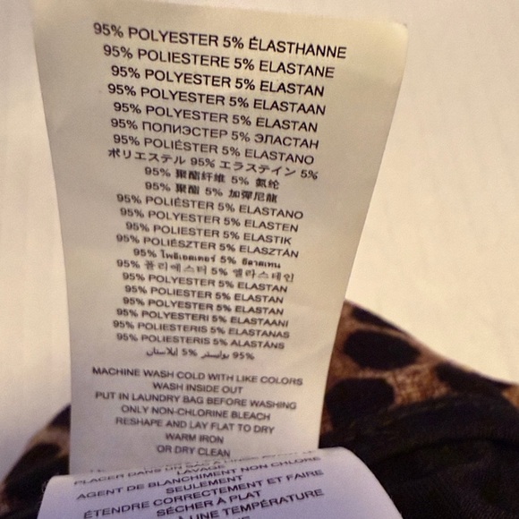 Michael Kors Animal Print Pants Plus Size OX - Picture 5 of 6